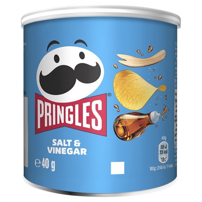 UK Pringles Salt & Vinegar 40g X 12 Cans