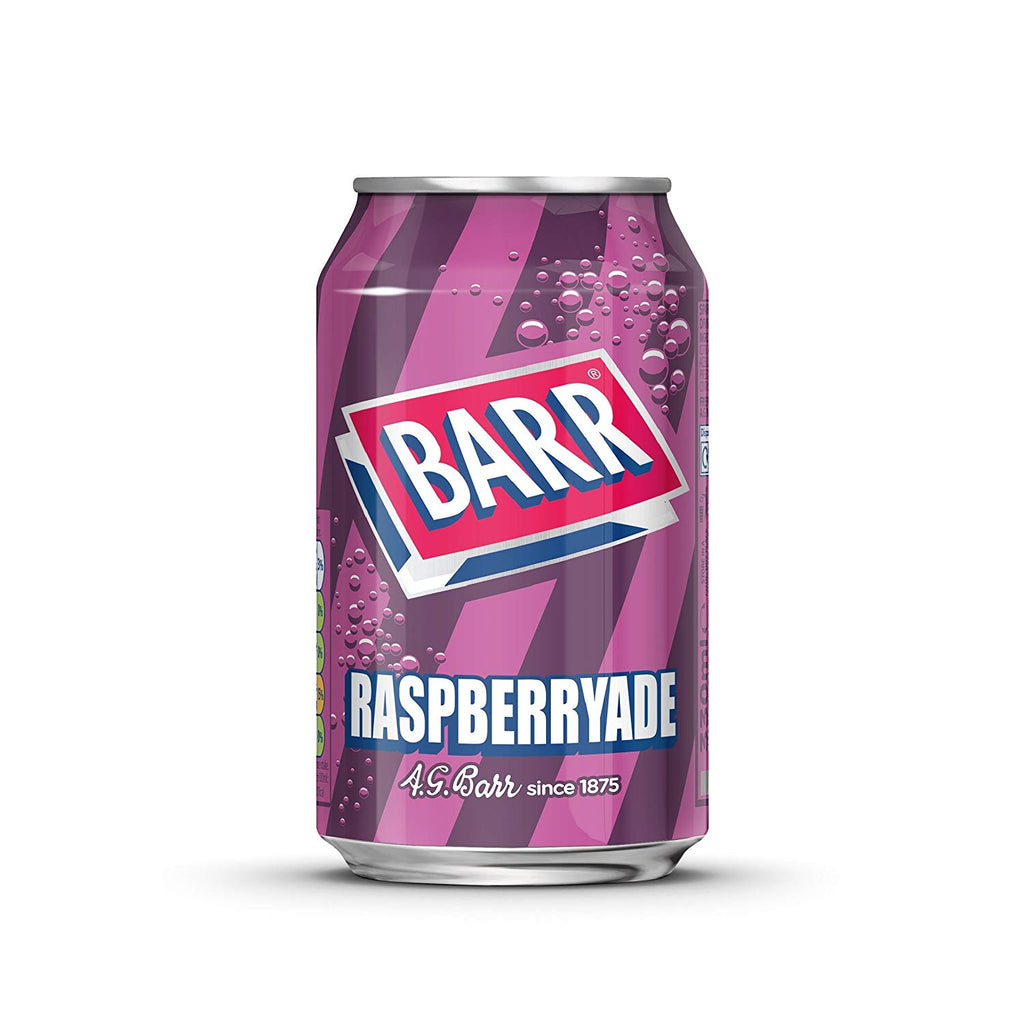 UK Barrs Raspberryade   330ml X 24 Cans