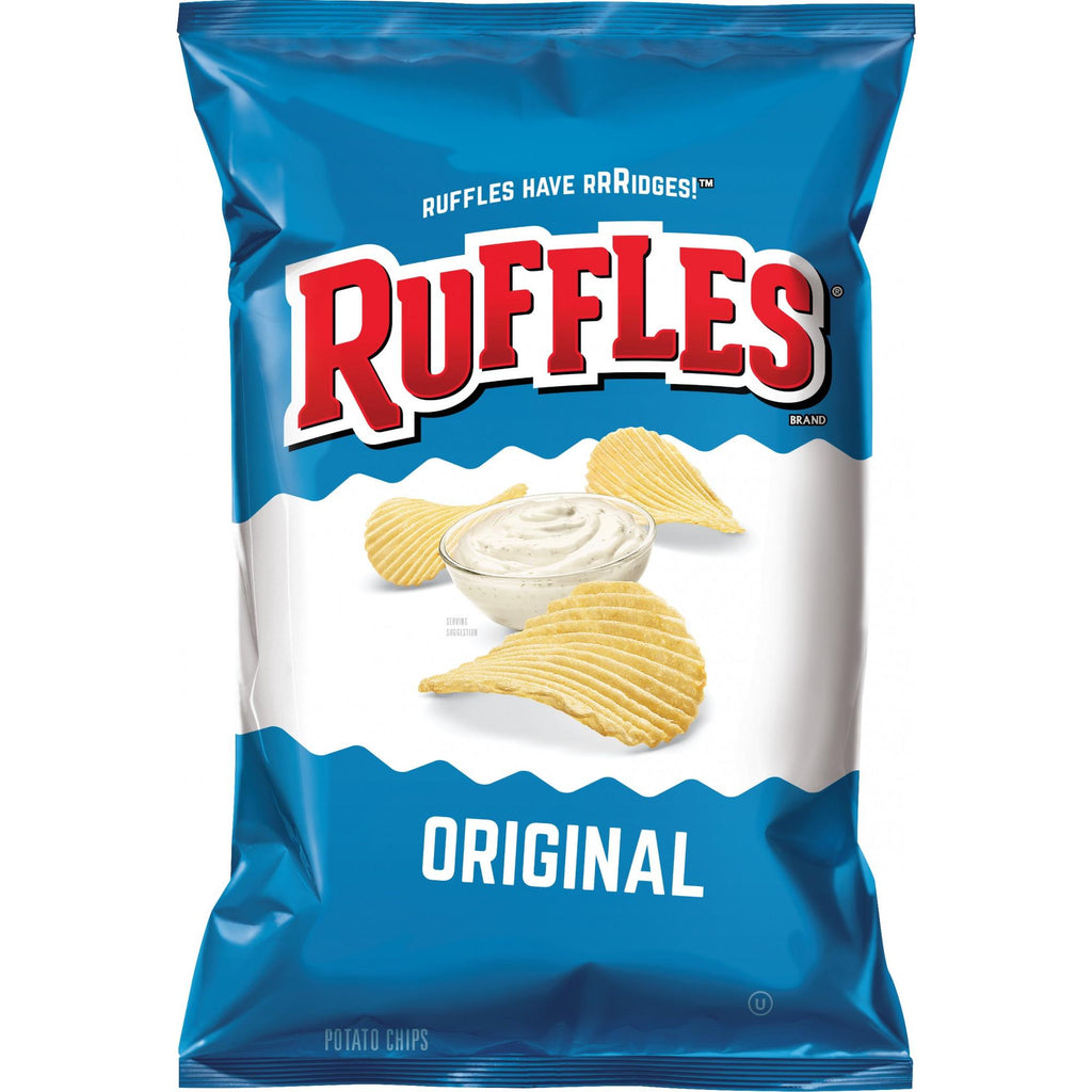 US CHIPS Ruffles Regular 184g X 15 Bags Cheetos