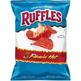 US CHIPS Ruffles Flamin Hot 184g X 15 Bags Cheetos - Remas
