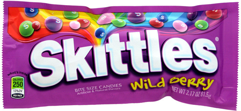 US Skittles Wild Berry 61.5g X 36 Units