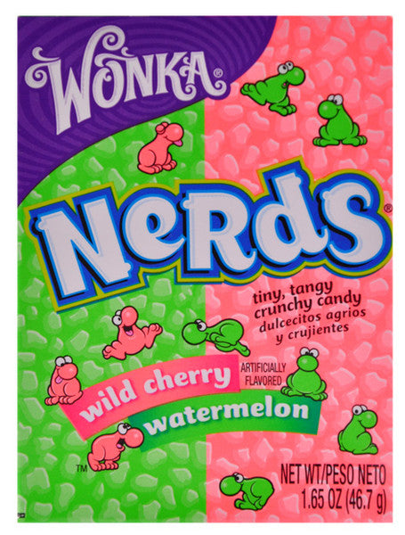 Wonka Nerds Wild Cherry & Watermelon 46.7g X 36 Units