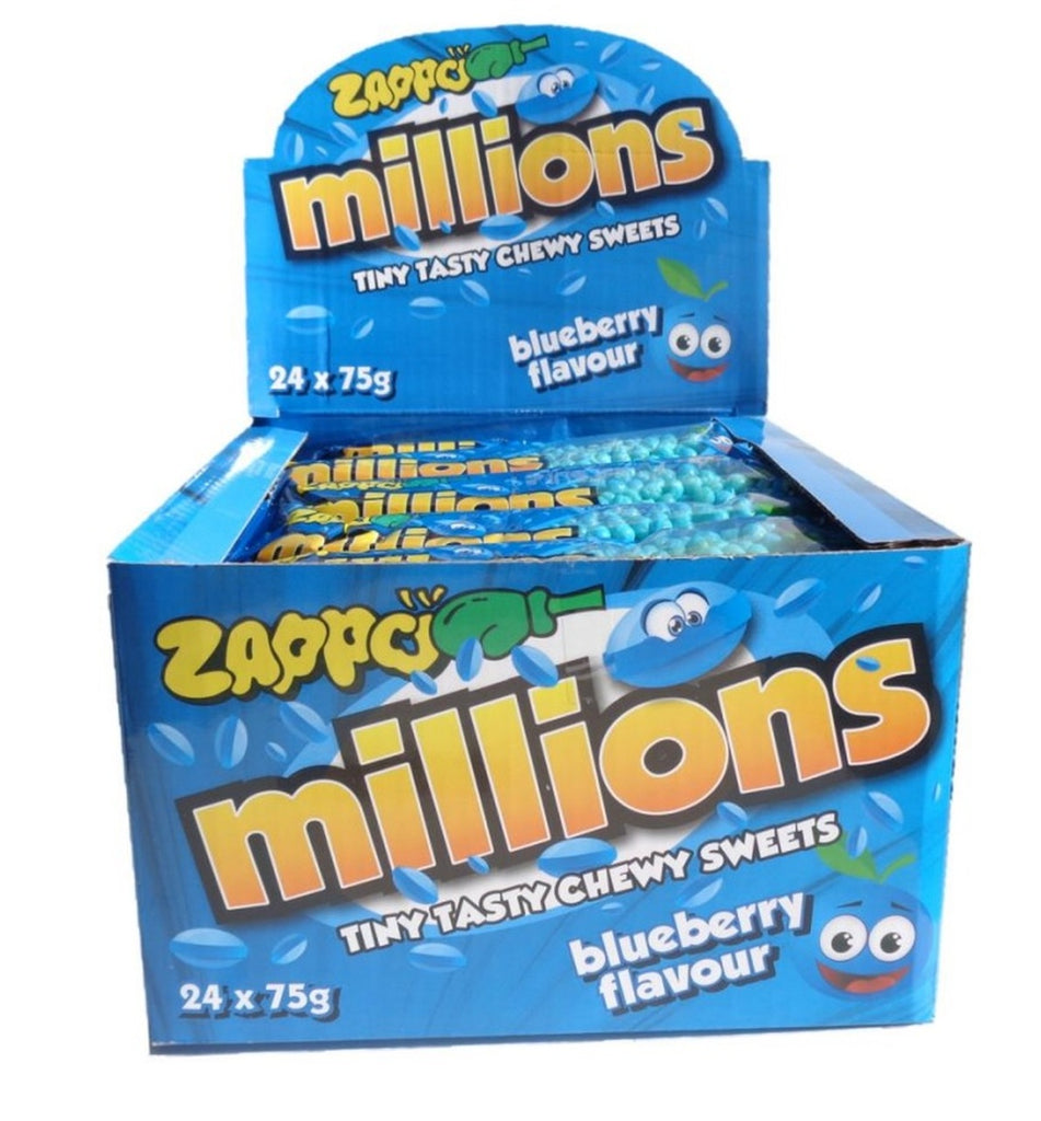Zappo Millions Blueberry 75g X 24