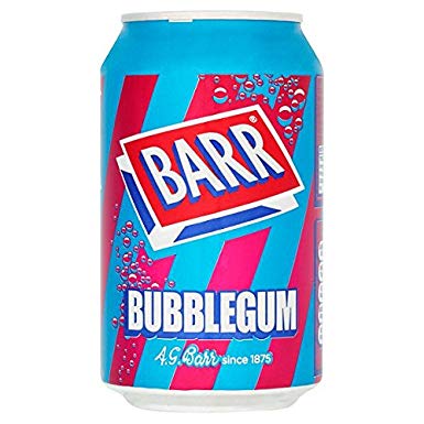 UK BARR Bubblegum 330ml X 24 Cans