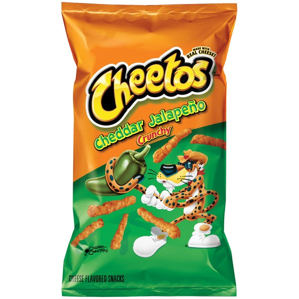 US CHIPS Cheetos Jalapeno Cheddar Crunchy 226.8g X 10 Bags