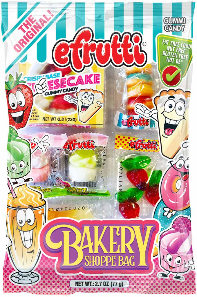 Efrutti Gummi Theme Bakery Shoppe 77g X 12 Bags