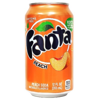 US Fanta Peach 355 ml x 12 cans
