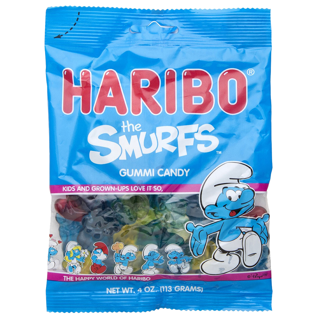 US Haribo Smurfs 113g x 12 Bags