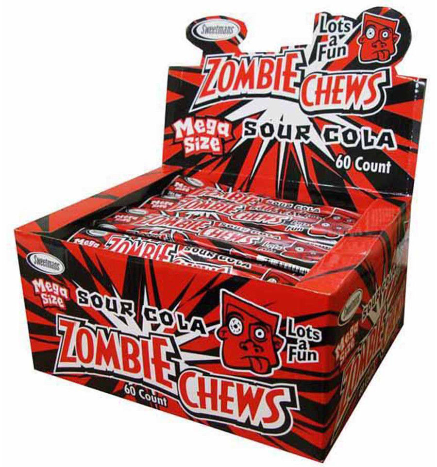 Zombie Chews Sour Cola 28g x 72 units