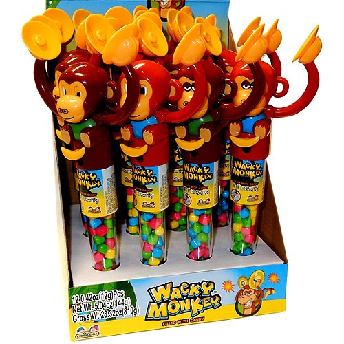 Toy Wacky Monkey Candy 12g X 12 Units